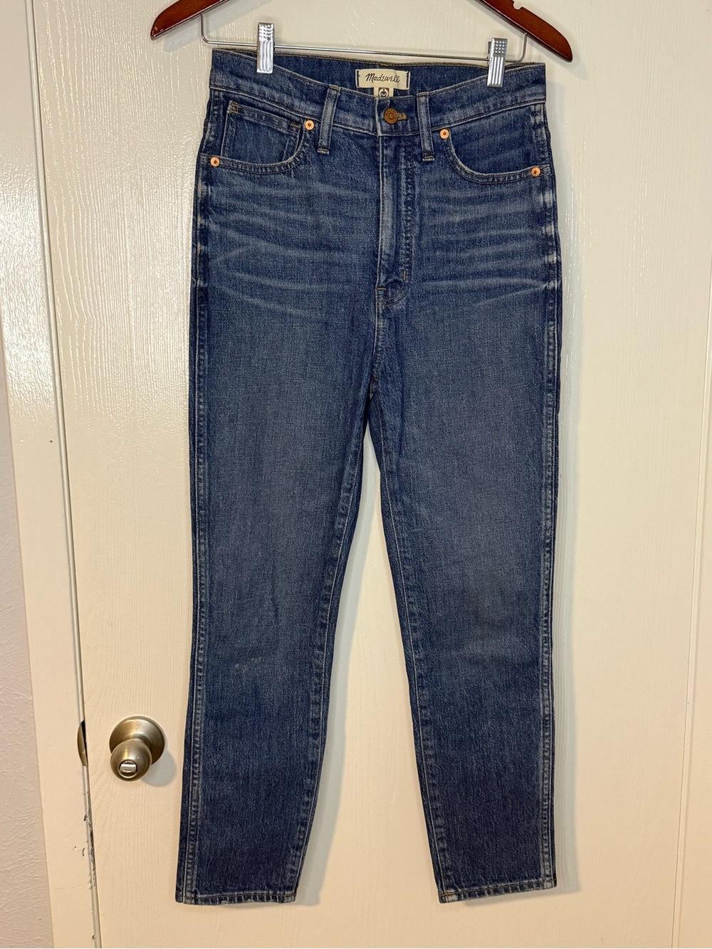 Madewell Stovepipe Jeans Women’s 28 | High Rise Straight Leg Premium Denim